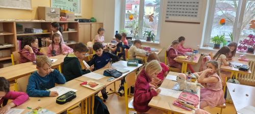 Čtenářské dopoledne ve třetí třídě